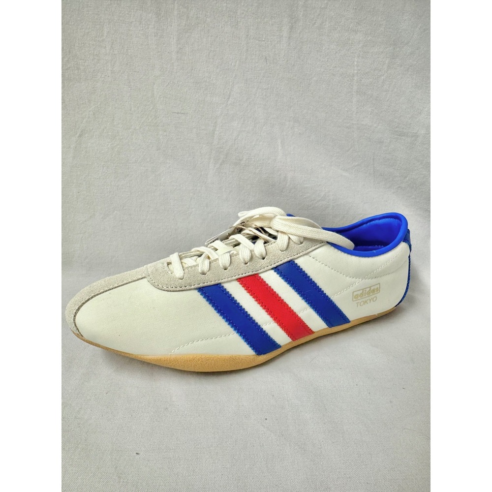Adidas Tokyo  Womens Size 9   Cream White, Royal Blue, Red & Gum NWT Sneakers